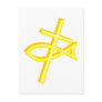 Christian Cross & Fish Post Card