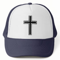 Christian cross trucker hats