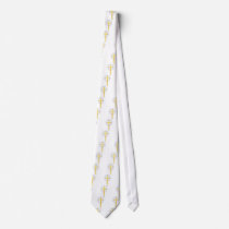 Christian Cross in Yellow ties