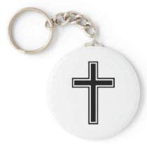 Christian cross key chains