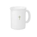 Christian Cross Beverage Pitcher