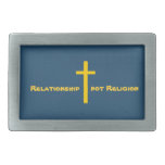 Christian Cross Relationship Belt Buckle