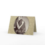 Christian Damask Wedding Invitation Cream/Tan