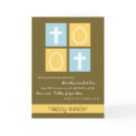 Christian Easter card ~ Cross & Eggs