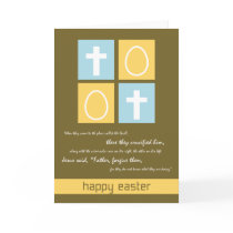 Christian Easter card ~ Cross & Eggs by UpstreamDesigns Christian Easter card ~ Cross & Eggs