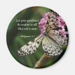 Christian Faith Art ~ Philippians 4:5 Fridge Magnet