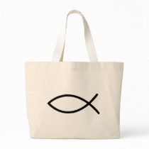 Christian Fish Canvas Bags