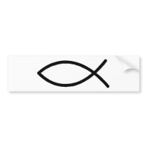 Christian Fish bumper stickers by JHAustin Christian Fish bumper stickers