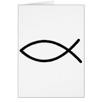 Christian Fish Card