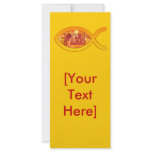 Christian Fish - I'm on FIRE for Christ Rack Card Design
