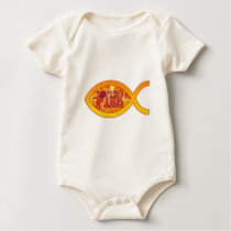 Christian Fish - I'm on FIRE for Christ t-shirts
