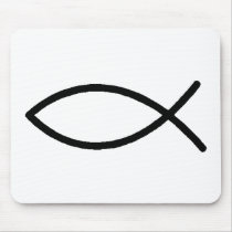 Christian Fish Mouse Pad