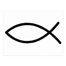 Christian Fish Post Cards