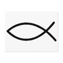 Christian Fish Post Cards