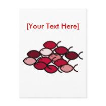 Christian Fish School - Red Range Post Card