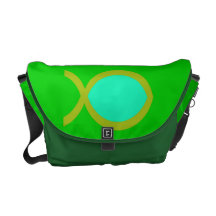 Christian Fish Symbol Courier Bag