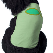 Christian Fish Symbol Pet T-shirt