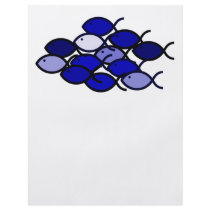 Christian Fish Symbol School - Blue Flyer Design