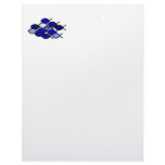 Christian Fish Symbol School - Blue Letterhead