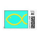 Christian Fish Symbol Stamps