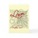 Christian Greeting Card, Love Christian Card card