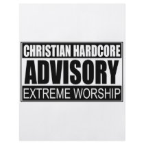 Christian Hardcore Advisory... flyers