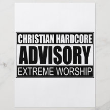 Christian Hardcore Advisory... Personalized Flyer