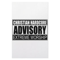 Christian Hardcore Advisory... stationery