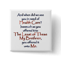 Christian Health Care buttons by LiveSimply Christian Health Care buttons