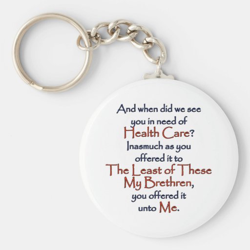Christian Health Care Key Chain