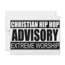 Christian Hip Hop Advisory... invitations by classicgodshop Christian Hip Hop Advisory... invitations