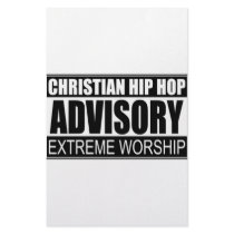 Christian Hip Hop Advisory... stationery