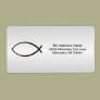 Christian Ichthys Fish Symbol