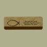 Christian Ichthys Fish Symbol