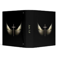 Christian Inspiration Holy Spirit Wings with Cross binder