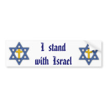 Christian/Jewish Support for Israel.. bumper stickers