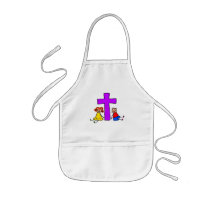 Christian kids aprons