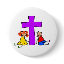 Christian kids buttons