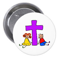 Christian Kids buttons