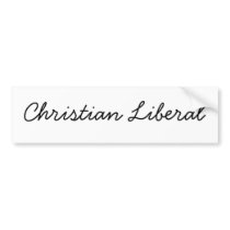 Liberal cristão autocolantes para automóveis
