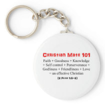 Christian Math 101 Key Chain