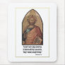 Christian Matthew 6:34 Verse Quote ~ Don't Worry Mousepad