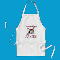 Christian Music Rocks aprons