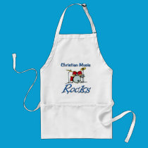 Christian Music Rocks aprons