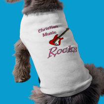 Christian Music Rocks pet clothing