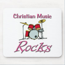Christian Music Rocks mousepads