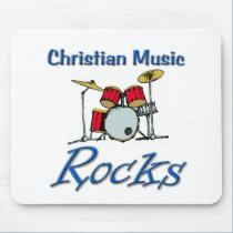 Christian Music Rocks mousepads