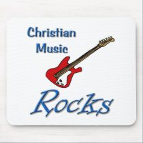 Christian Music Rocks mousepads