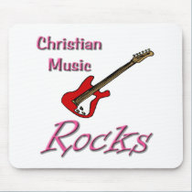 Christian Music Rocks mousepads