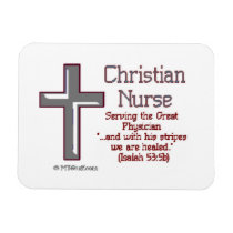 Christian Nurse Cross 2 Magnet